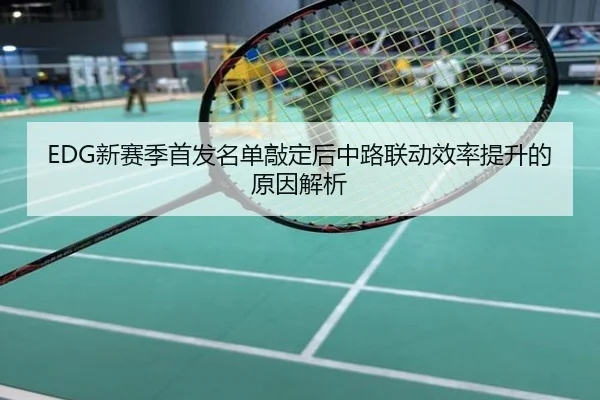 EDG新赛季首发名单敲定后中路联动效率提升的原因解析